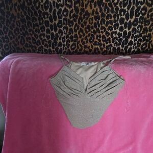 Sparkly Gold Sleeveless Top